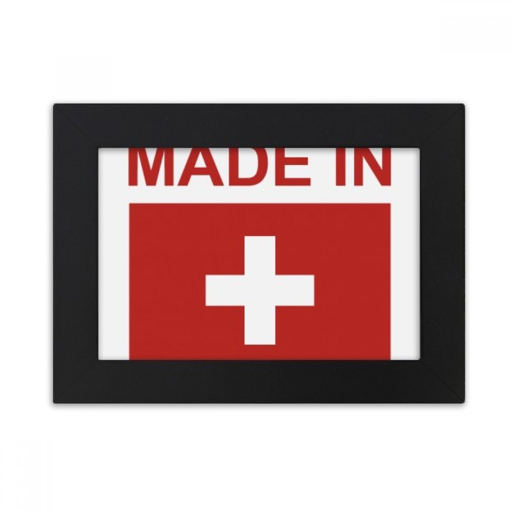 Cadre photo de bureau 5x7 motif Suisse Country Love, une idee cadeau originale et coloree