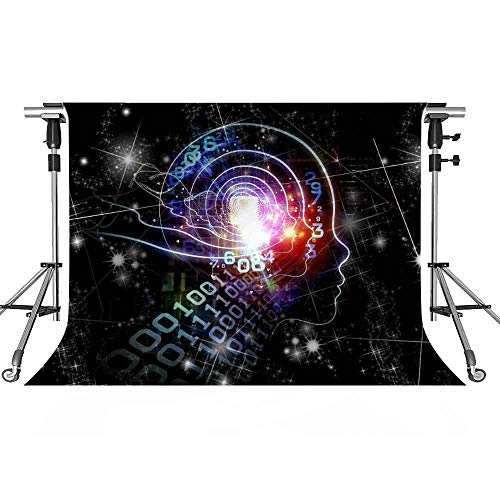 Human Brain Backdrop Future Technology Photography Background MEETSIOY 7X5ft Themed