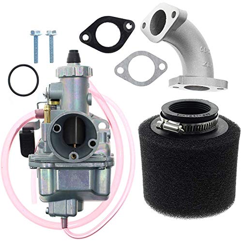 Cimoto VM22 26M Carburetor with Air Filter for 110Cc 125Cc 140Cc Lifan YX Zongshen Pit Dirt Bike CRF70 XR50 KLX BBR Apollo Thumpstar Braaap Atomic DHZ SSR