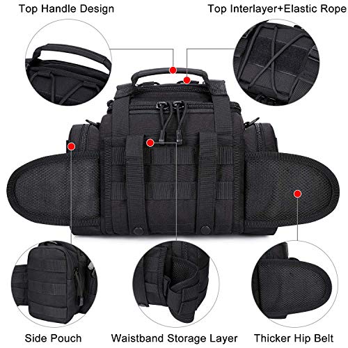 G4Free Tactical Sling Backpack And Sport Outdoor Travel Waist Pack #TOP6