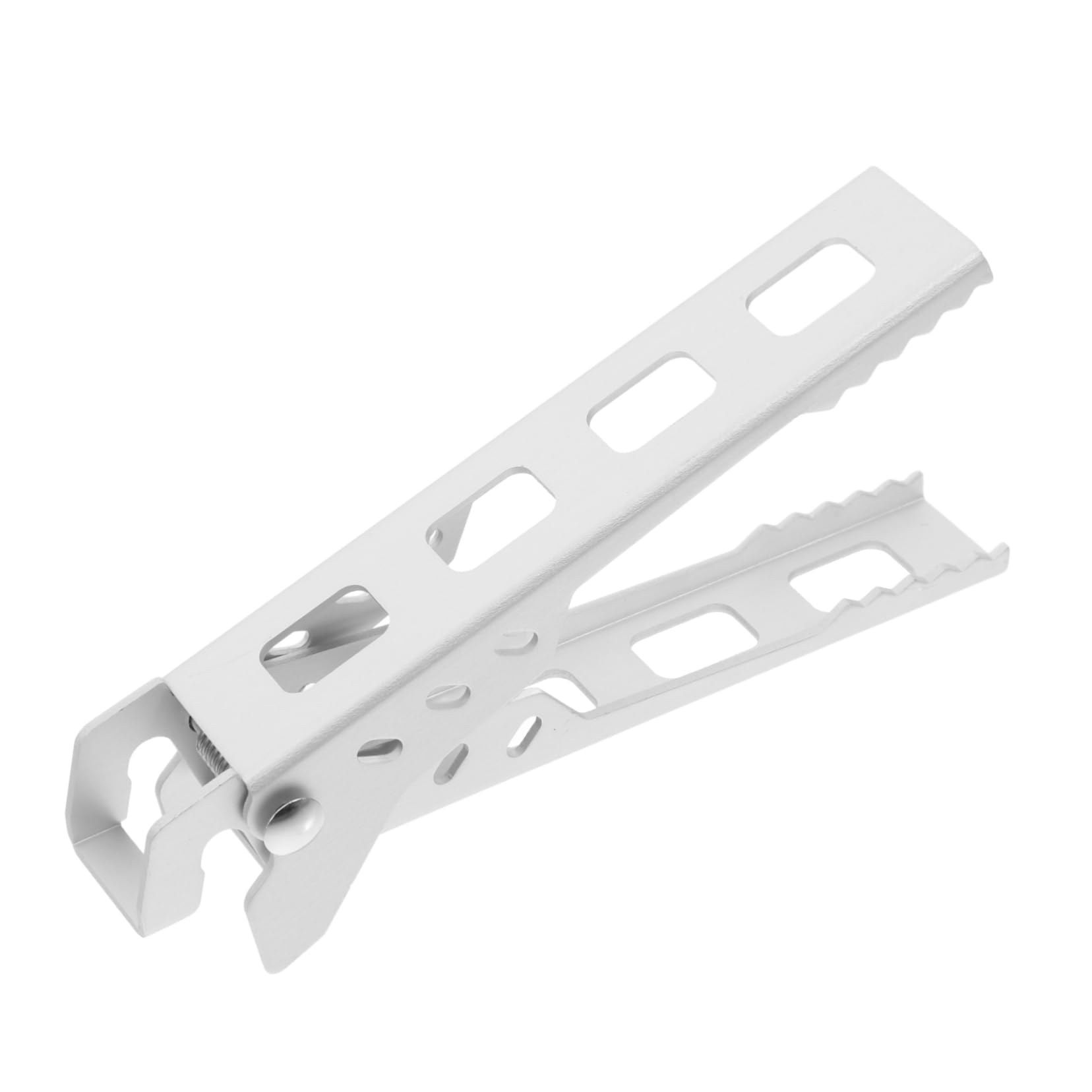 BEBEMOKO Outdoor Cooking Scald Clip Bowl Holder Portable Stainless Steel Dish Gripper for Hot Plate Lifting Bbq Picnics and Camping Multipurpose Tool with Bottle Opener