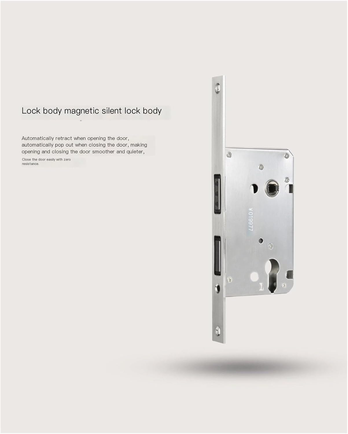 中国風寝室ドアロック室内レトロ木製ドアドアハンドルスプリットマグネットサイレントルームドアロック(Type A-Magnetic l