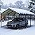 Greesum 10x15FT Metal Carport with Heavy Duty Frame and Galvanized Steel Roof, Round Carports with Side Support Rods, Canopy Shelter for Car, Pickup Trucks, Boats and Tractors, Party, Gray