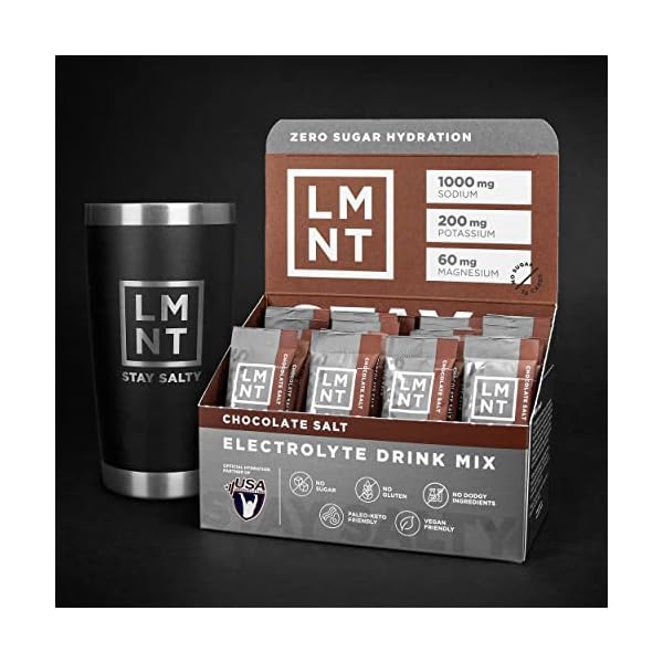LMNT Keto Electrolyte Powder Packets Paleo Hydration Drink Mix
