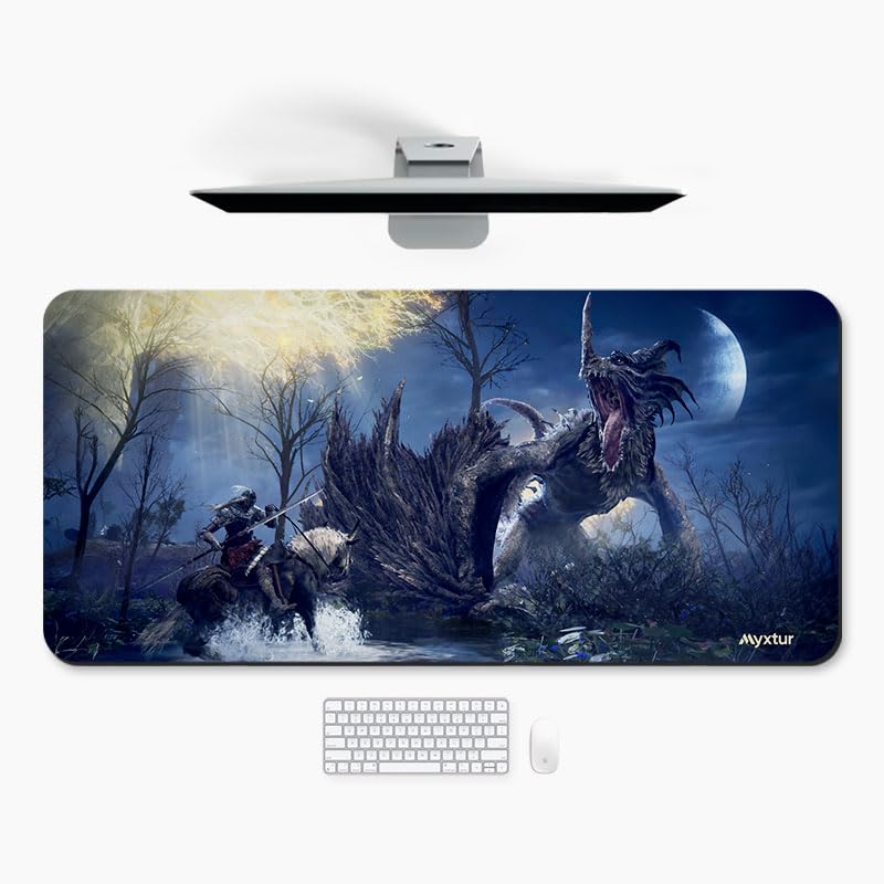 Myxtur Elden Ring Confronting Dragon Agheel Gaming Desk Mat (XL) (B0CWPGYNKR) Amazon Price History, Amazon Price Tracker