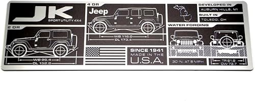 Miniatura 8 de Placa de datos Jeep® (Gladiator JT)