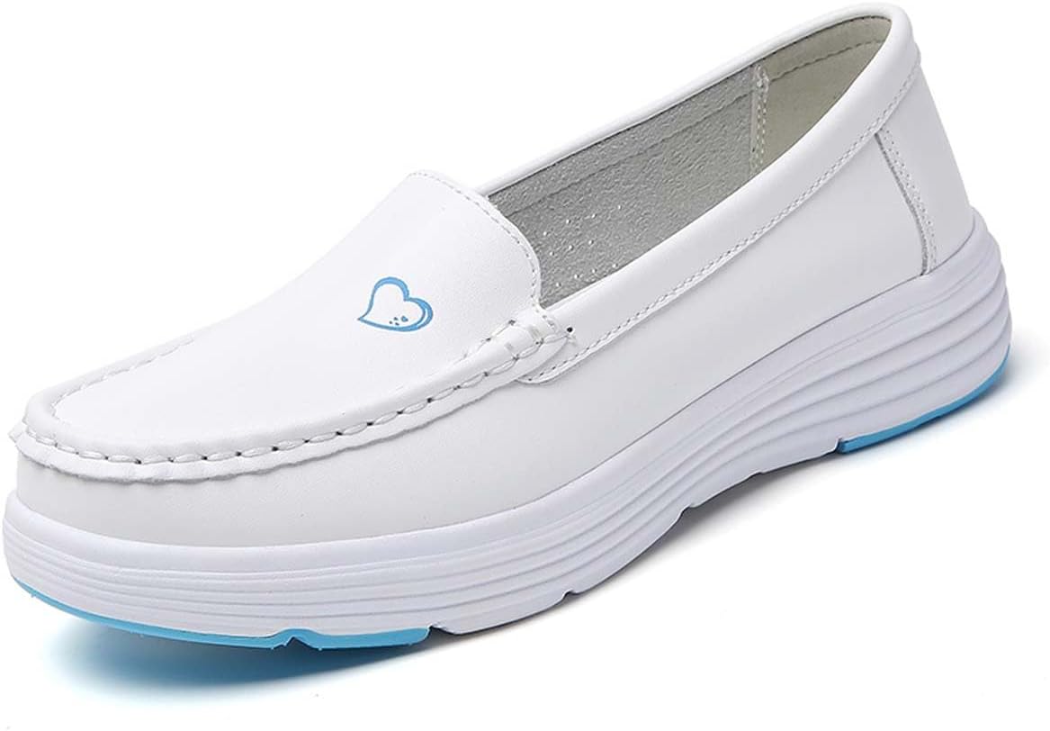 Women's Health Care Nursing Shoes Food Medical Service Slip Resistant Work Shoes Love Patterns