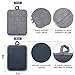 Pot Holders Yarn-Dyed Set of 3 Non Slip Silicone Kitchen Lines Heat Resistant 500℉ Kitchen Gloves BBQ Cooking Baking Women Men Cooking Barbecue Microwave Machine Washable (Gray Potholders)