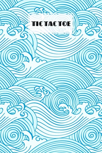 Tic Tac Toe: Games Fun Activities for Kids / Paper & Pencil Workbook for Games, Smart gifts for Family | Sea Waves Cover by Andrej Jacob image 2