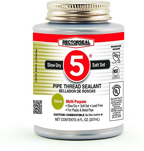 Rectorseal 25551 8-Ounce No. 5 Pipe Thread Sealant (Tw? P?ck)