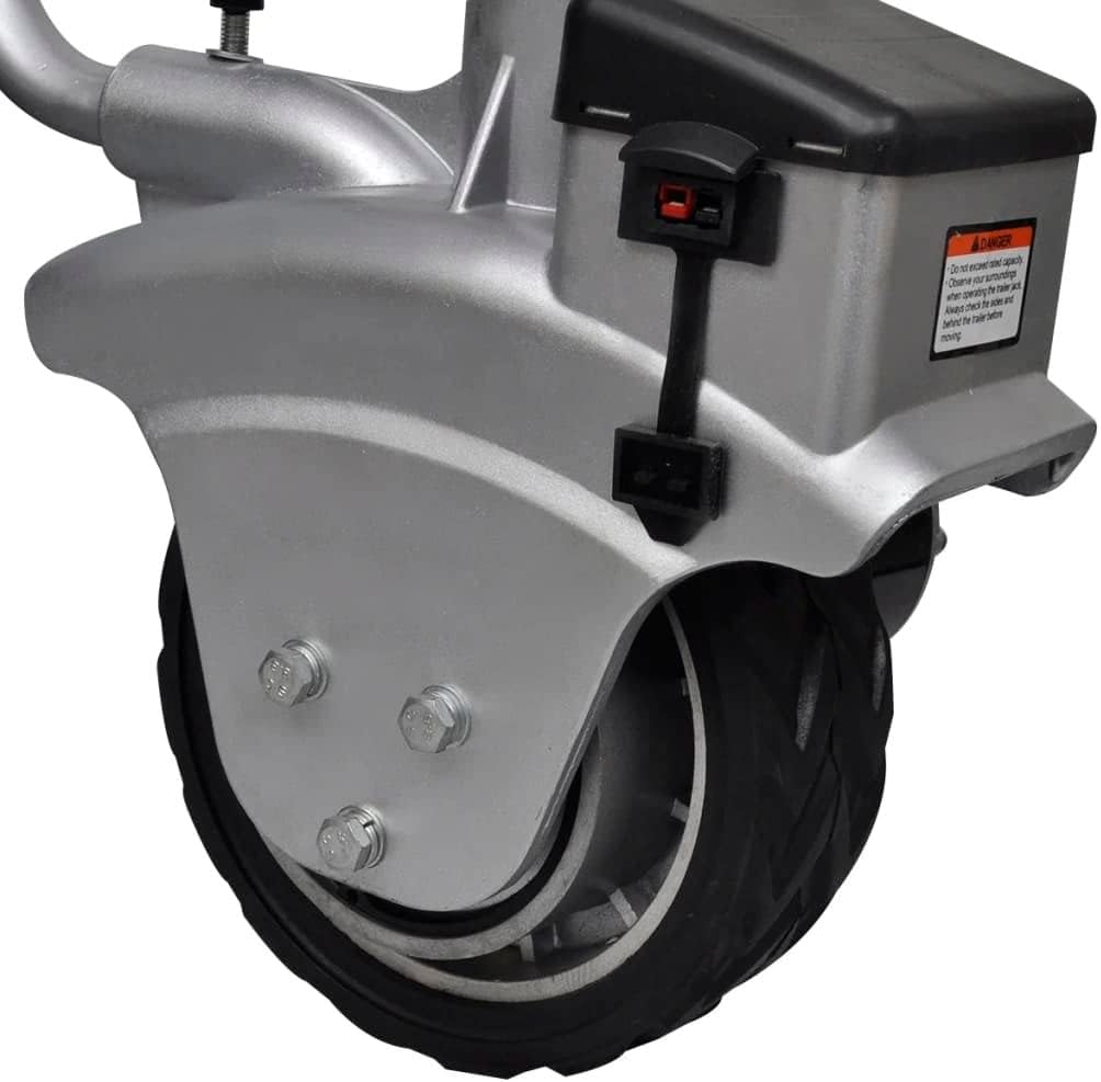 350W 12V Electric Motorised Wheel 2270KG Vehicle Load Caravan Boat Dolly Utility Trailer Car SUV Power Mover with High Efficiency