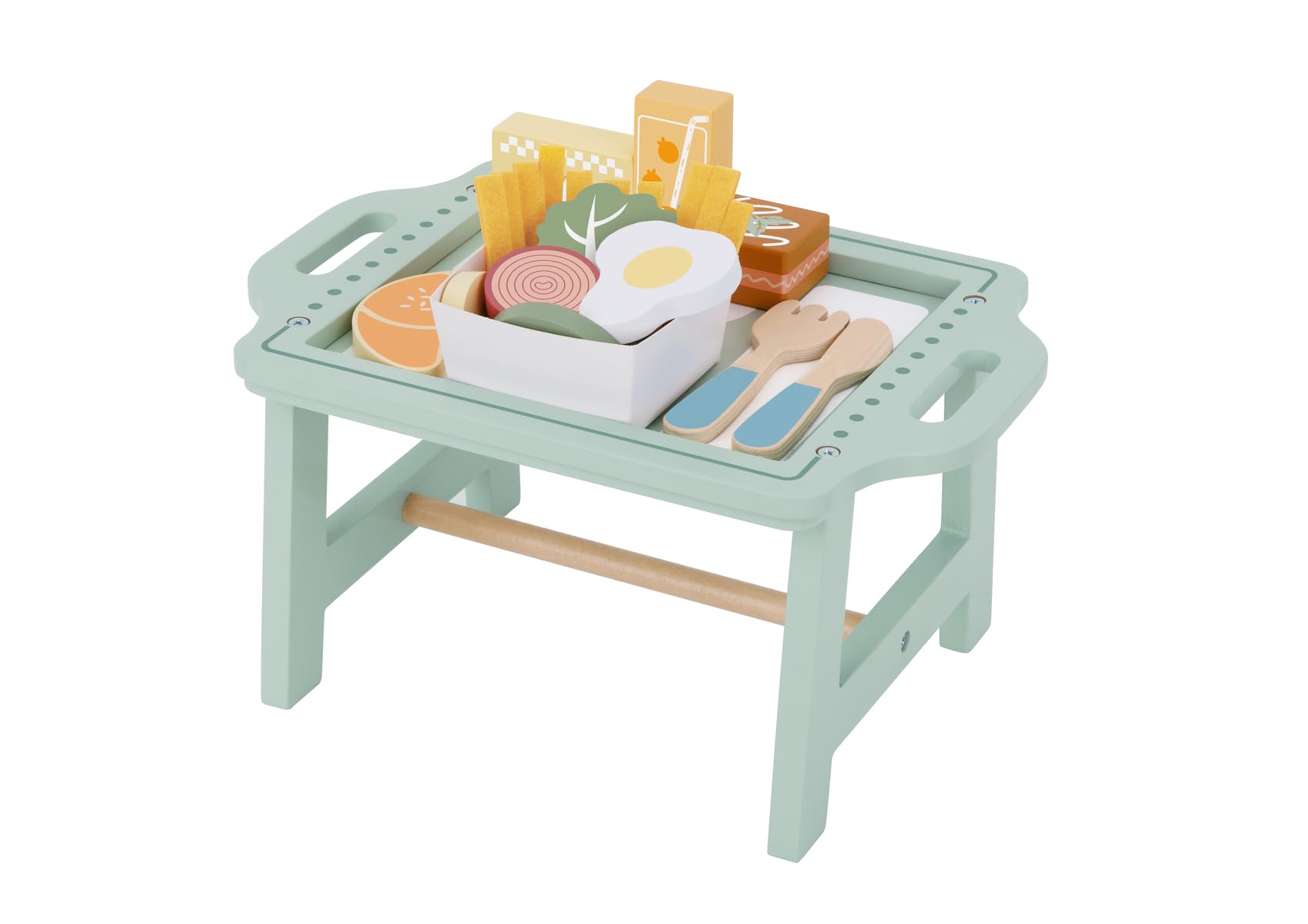 Wooden Breakfast Set, Pretend Play Toy, 27 Pieces, Ages 3+, 20x11.4x15 cm