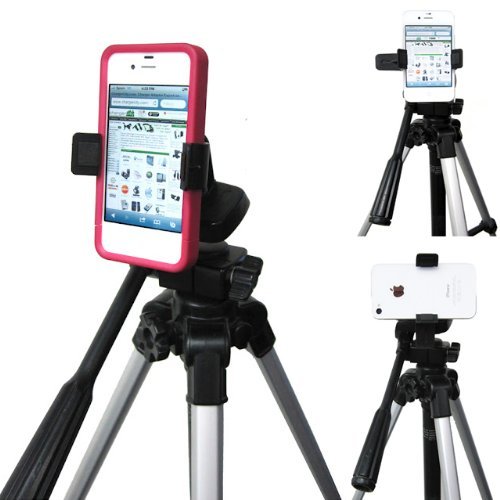 ChargerCity Smartphone Live Recording Tripod Mount with 1/4-20 Connection for All Smartphones