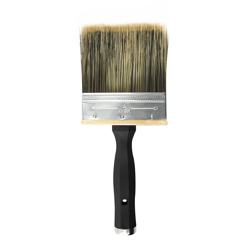 Dekton Pro Grade Multi-purpose Shed & Fence Brush-Extra Thick To Hold More Liquid| Perfect For Staining Or Sealing, Decks, Fences, Siding, Masonry| Built For Lasting Performance|Easy Handle And Clean