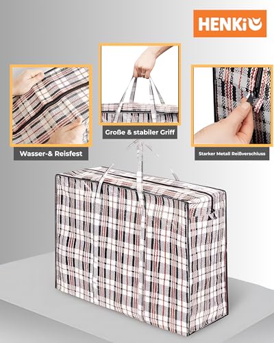 140L XXXL Extra Groß Aufbewahrungstasche Storage Bag, Umzugtasche, Jumbo Karton Travel Organizer, Reißverschluss Garment Bag, 20 kg Einkaufstasche Kleidung Decken Kissen 80x60x30cm