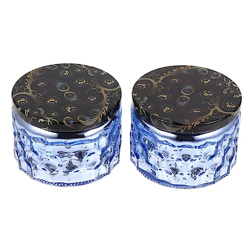 Housoutil Portacandele Colorato in Vetro Contenitore Per Candele Profumate Bottiglia Vuota Per Aromaterapia Delicato Per Casa