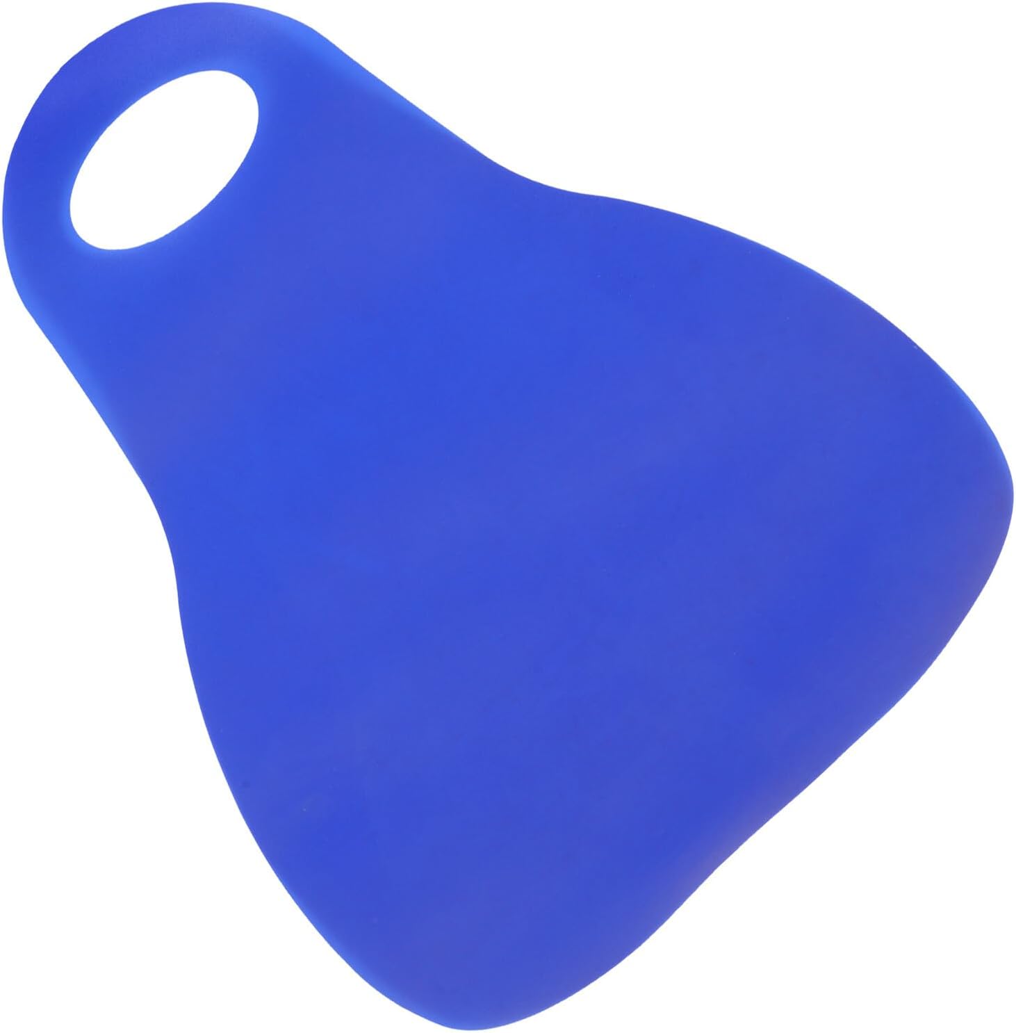 Foldable Plastic Snow Sled Lightweight Snow Boards Outdoor Winter Sliding Board Grass and Sand with Reusable Design Navy Pear-Shaped Sled Mat for Skiing and Sledding Activities