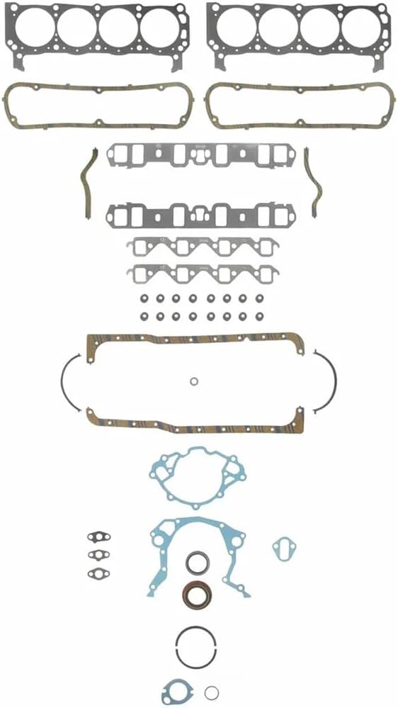Overhaul Engine Rebuild Gasket Set Compatible with 1975-83 Small Block 351W SBF