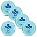 Round Reusable Gel Ice Packs – Set of 5 Small Gel Ice Packs – Ideal for Cold or Hot Therapy - No Leaks, No Drips - Microwaveable - Effective Pain Relief, Sinus Relief, Swelling Control And More
