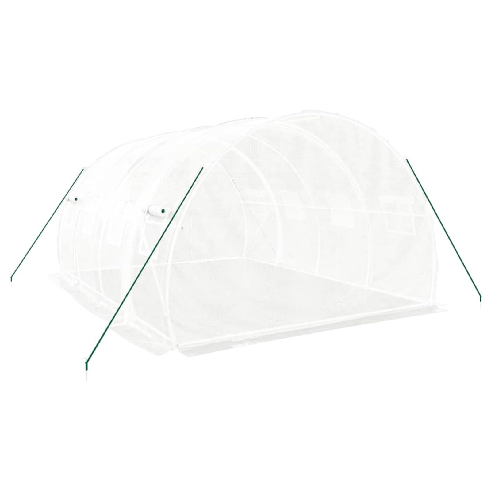 Mobili Serra con Telaio in Acciaio Bianco 12 m² 4x3x2 m, Serra da Giardino Serra Orto Serra da Balcone Serra per Orto Serra per Piante Casa Mobili Decor per Casa