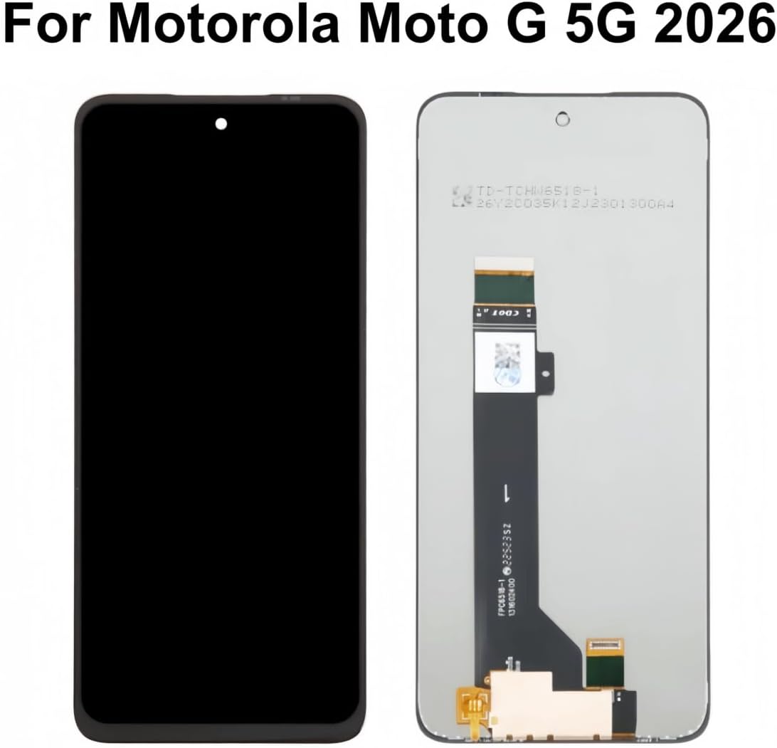 for Moto G 5G 2026 LCD Display Screen Assembly Replacement for Motorola G 5G 2026 Touch Digitizer Screen Without Frame Toolkits XT2615 XT2615-1 XT2615-2