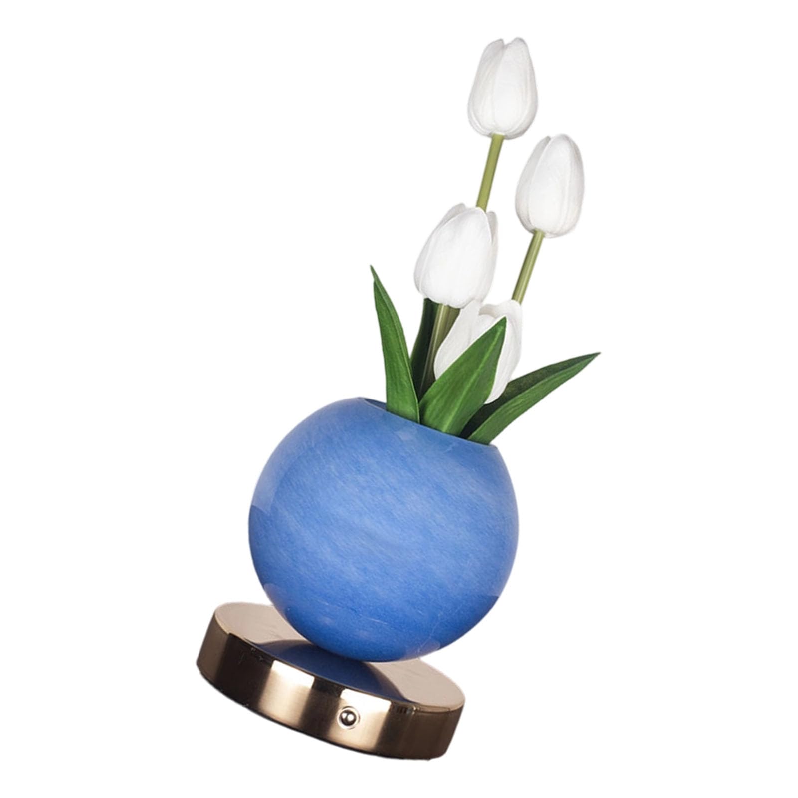 Kalttoy Charm Flower Lamp Comfortable Reading Lamp Ornate Flower Figure Table Light Suitable for Cozy Atmospheres Creation Desk