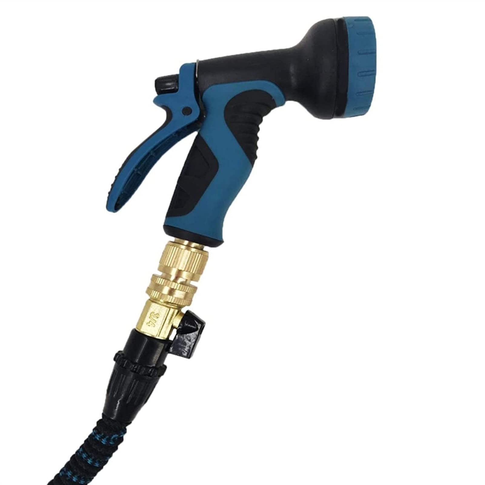 Lnanqing-schlauchverbinder Messing 4 Set Gartenschlauch Schnellanschlüsse Messing 3/4 Zoll GHT-Gewinde Easy Connect-Armaturen Wasser männlich weiblich, Anschluss für Gartenschlauch