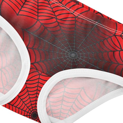 Joisal Spider Web Glowing Red Black Toddler Underwear Floral 2t Cotton Cute Panties Girl Funny Kids Briefs Undies4