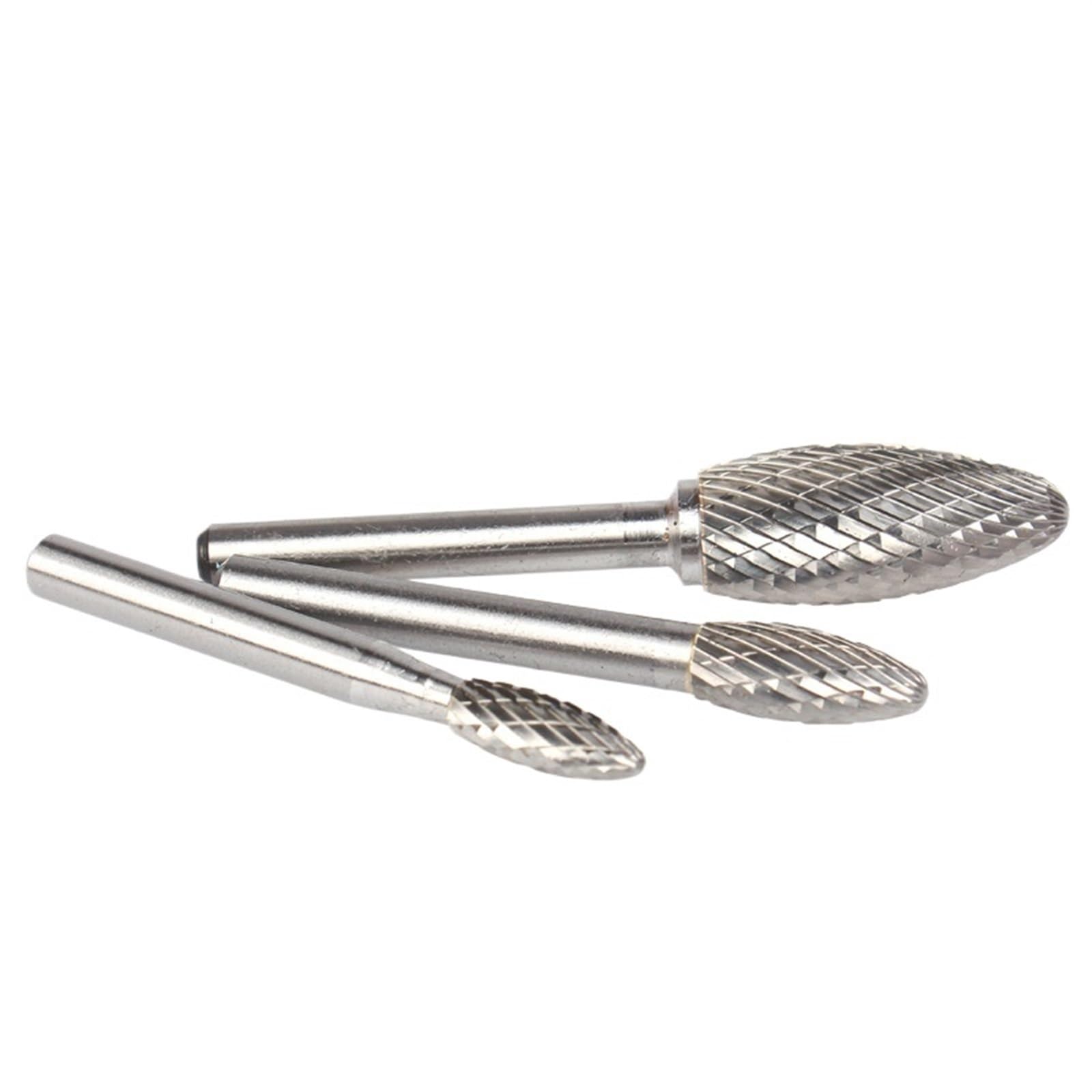 Fresa rotativa doble de carburo de tungsteno, Limas rotativas de carburo de tungsteno serie HX, 6-16mm, 6 uds. for tallado de madera y Metal(Hx16)