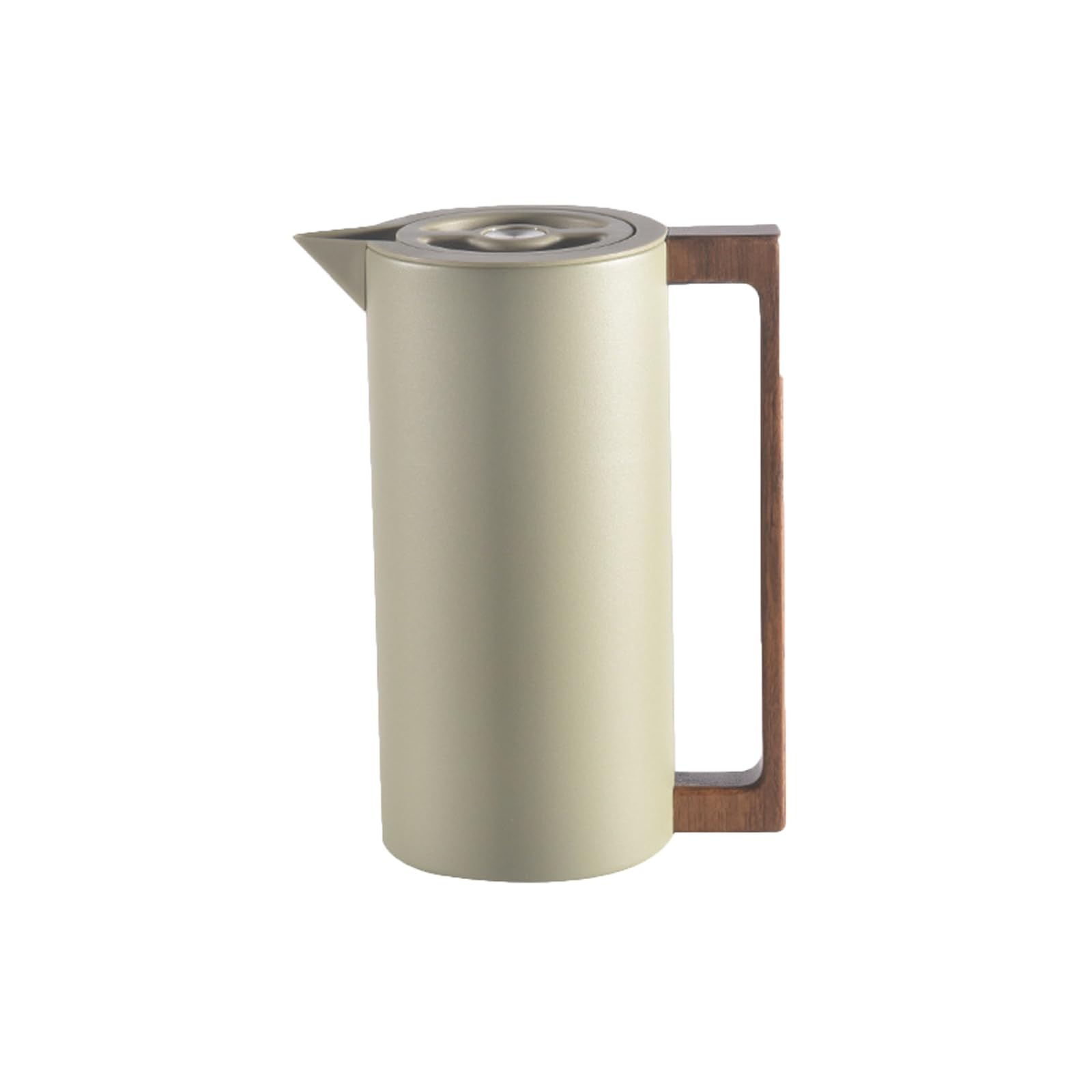 Pichet isotherme anti-brûlure thermos à café inox vert 1 Litre