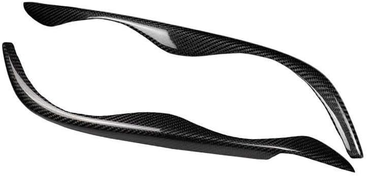 HUANGLNOYI 車のヘッドライトアイブロウまぶたトリムカバーステッカー 