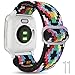 Produktbild LvBu Armband Kompatibel mit Garmin Venu SQ, Einstellbar Stoff Armbänder, Weich und Dehnbar Elastizität Ersatzband für Garmin Venu SQ Smartwatch (Bihemia)