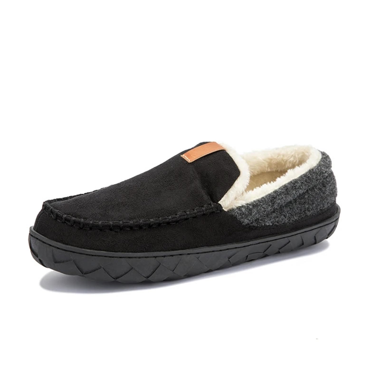 Pantuflas Para Hombre Zapatillas De Invierno For Hombre, Casa, Zapatos Tendencia, Botines Cálidos, Algodón For, Fieltro For, Mocasines, Calzado Habitación