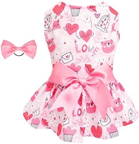 CuteBone Dog Mesh Dress Puppy Sundress Pet Outfit Summer Fashion for Small Dogs Girl Cat Clothes