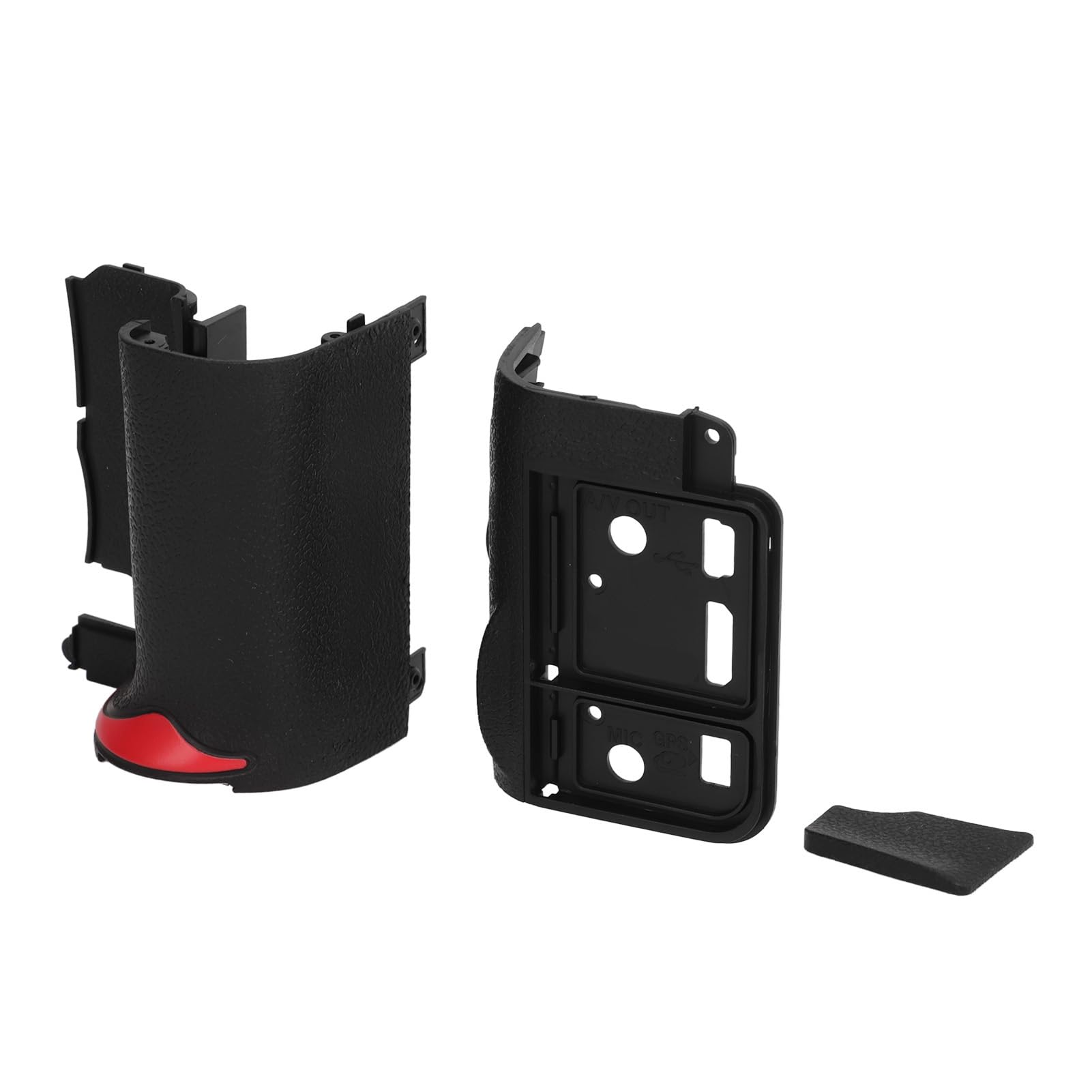 Copertura in Gomma per Corpo Fotocamera Digitale, Parti di Ricambio per Impugnatura Durevole per Fotocamera SLR D7000, Design Anti-Vibrazione, Facile Installazione -, 3 Unità