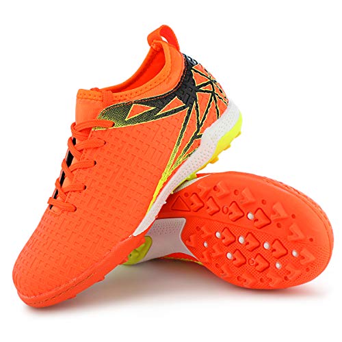 image for Hawkwell Kids Athletic Indoor Comfortable Slip-on Soccer Cleats(Toddle