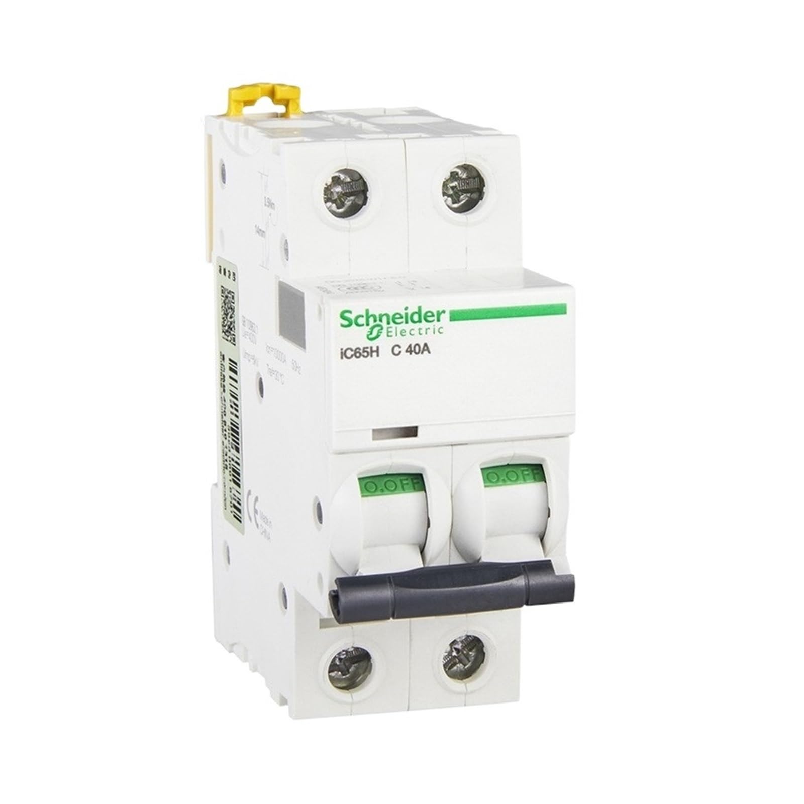 Disjoncteur 2P 32A IC65H type C protège efficacement contre surcharges 10kA