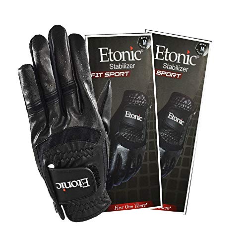 Etonic Golf Mlh Stabilizer F1T Sport Glove (2 Pack) Black Cadet Small #TOP7