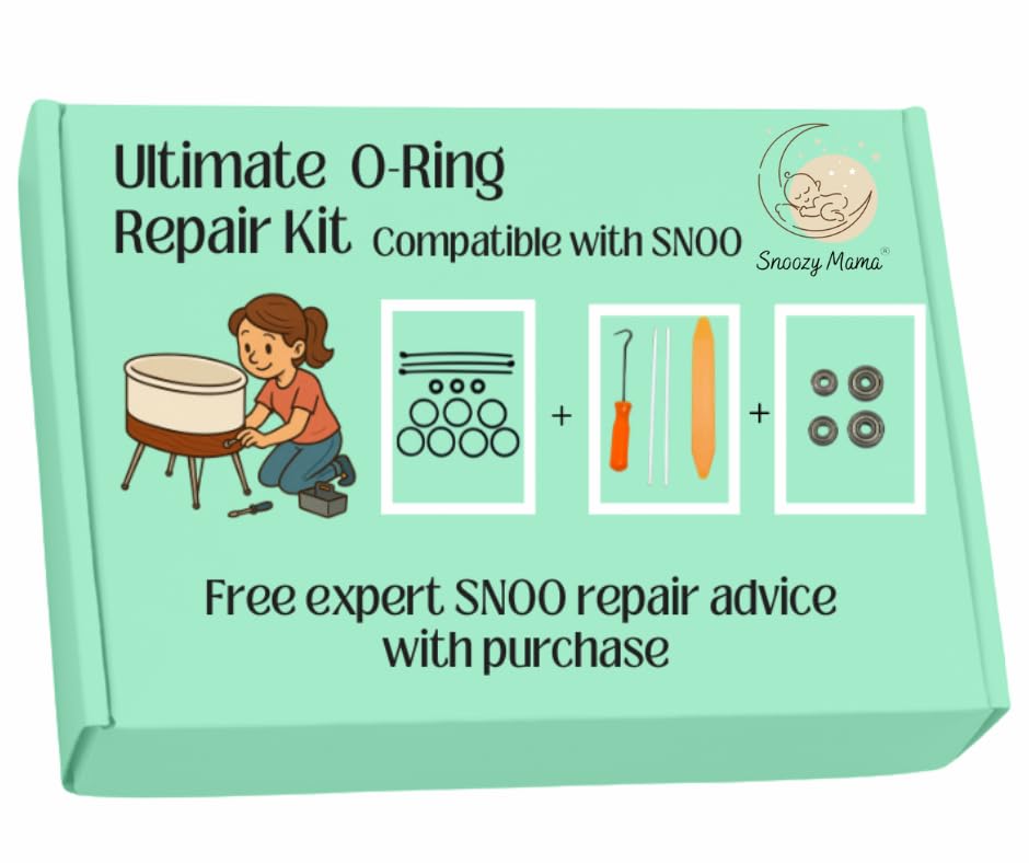 Ultimate Repair Kit for SNOO Smart Sleeper Bassinet | O-Rings, Motor Bearings, and Tools for a Complete SNOO Makeover | Free Snoo Repair Support with Purchase | Snoozy Mama - Your Leading Snoo Expert