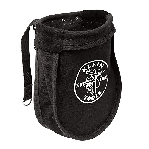 Utility Pouch Perfect for Carrying Nuts and Bolts, with Interior Pocket, Black No
