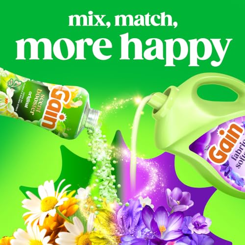 Image of Gain, Liquid Laundry Fabric Softener, Laundry Conditioner, Long Lasting Scent, Softens, Freshness, Helps with Static & Wrinkles, Moonlight Breeze Scent, 140 fl oz (Packaging May Vary)