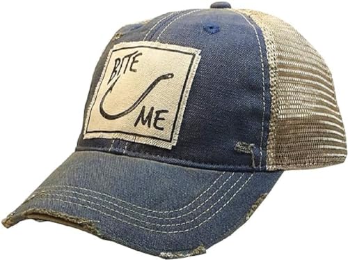 VINTAGE LIFE Distressed Hats for Women – Funny Trucker Hats for Women – Caps with Sayings