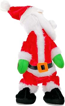 ALIMITOPIA Twerking Santa Electric Toy,Christmas Musical Doll Dancing and Singing Xmas Plush Wiggle Hip Santa Claus Electric Toy Funny Gift(English Song)