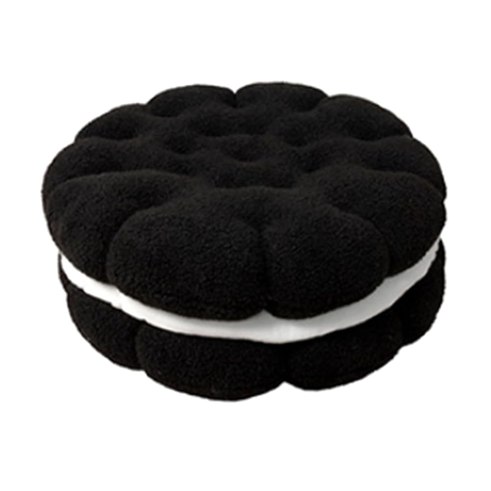 Coussin rond de sol en peluche Cosmin pour siège ou méditation yoga