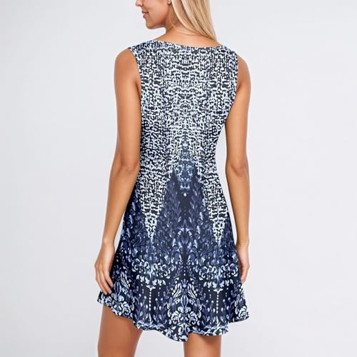 Robe d'été décontractée sans manches ample et ultra confortable