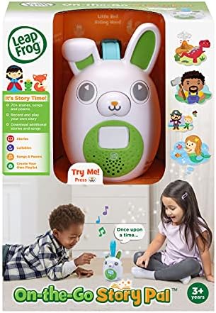 LeapFrog On the Go Story Pal - English Edition, Portable Storytelling Audio Player, 70+ Stories, Poems, Songs and Lullabies, Kids Age 3 and Up 7