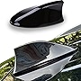 Miytsya Shark Fin Antenna Car Antenna Decorative Top Mounted Dummy Roof Aerial for Car Trunk SUV (Black)