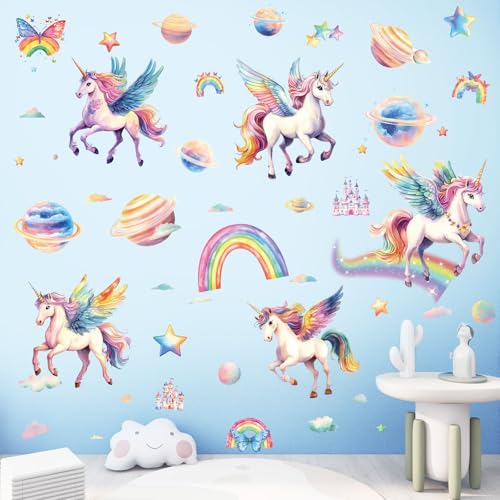 Vinilo Decorativo unicornio SHUCHING DIY 9 piezas miniatura 1