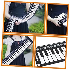 TOYANDONA oud instrument portable clavier electronique clef clave clé orgue électronique pliant piano pliant portatif piano numérique clavier de piano pliable claviers piano enroulable abdos - Les Beatles, Paul McCartney, John Lennon, RIngo Starr, George Harrison TOYANDONA oud instrument portable clavier electronique clef clave clé orgue électronique pliant piano pliant portatif piano numérique clavier de piano pliable claviers piano enroulable abdos – Image 6