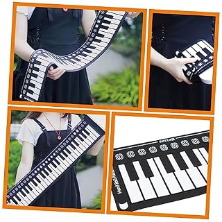 TOYANDONA oud instrument portable clavier electronique clef clave clé orgue électronique pliant piano pliant portatif piano numérique clavier de piano pliable claviers piano enroulable abdos - Les Beatles, Paul McCartney, John Lennon, RIngo Starr, George Harrison TOYANDONA oud instrument portable clavier electronique clef clave clé orgue électronique pliant piano pliant portatif piano numérique clavier de piano pliable claviers piano enroulable abdos – Image 6